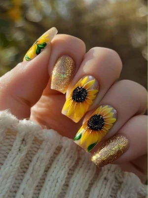 Golden Glitter Accents