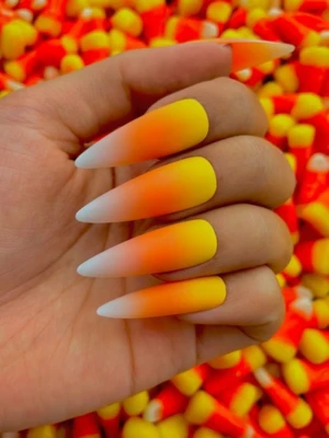 Haunted Candy Tips Nails