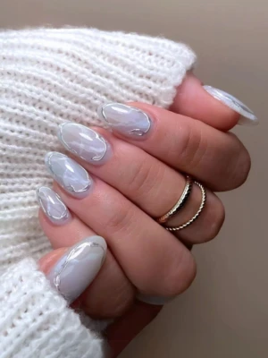 Marble Design Nail