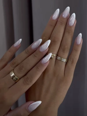 Milky Base Nails