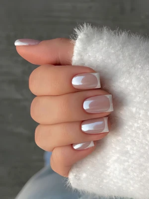 Milky White Nail