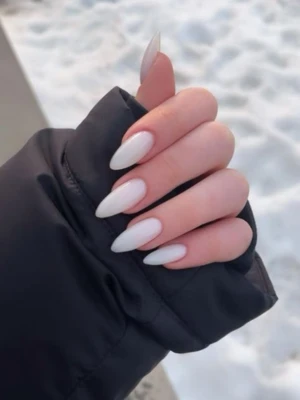 Milky White Nail