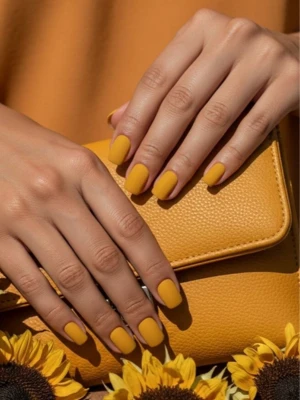 Mustard Nails