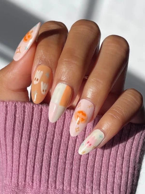 Pastel Halloween Nails