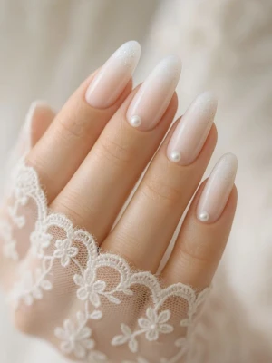 Pearl Accents Nail