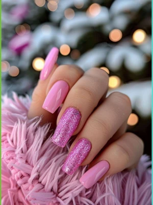 Pink Pony Nails