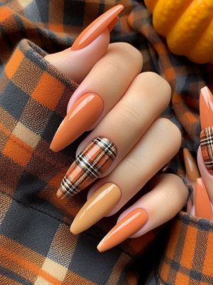 Plaid Nails