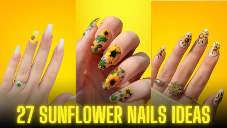 Sunflower Nails
