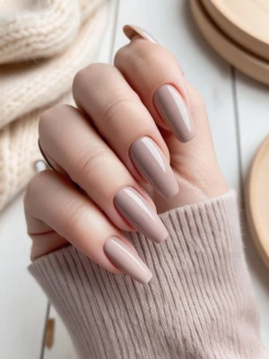 Taupe Nail