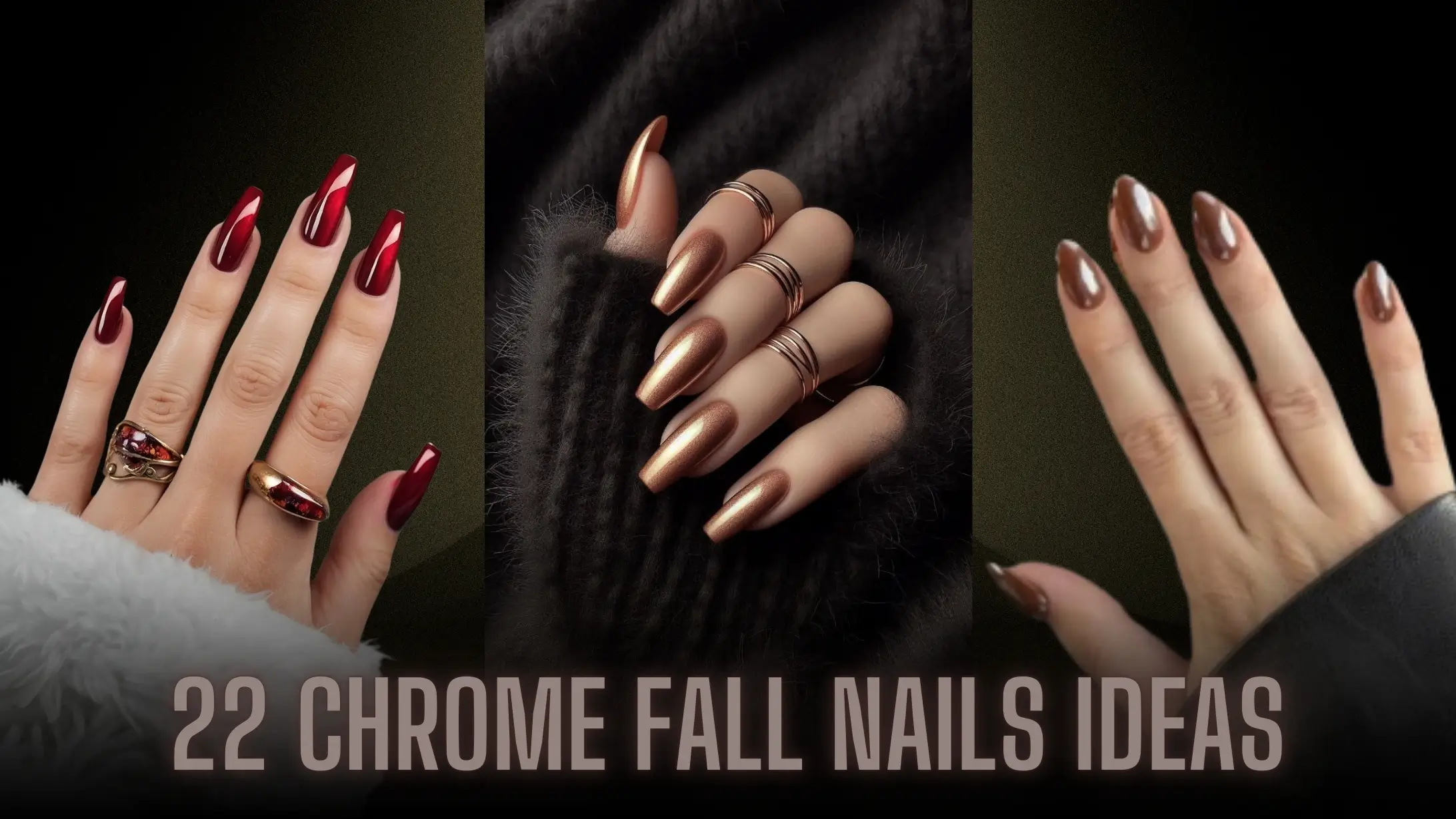 Chrome Fall Nails