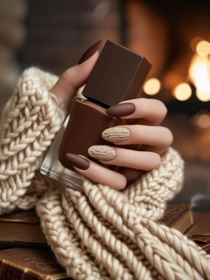 Cozy Cocoa Nail