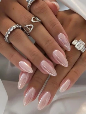 Glazed Soft Pink Nail