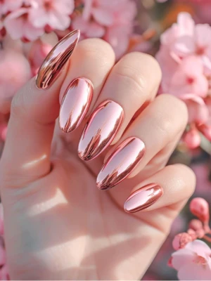 Rose Quartz Nail