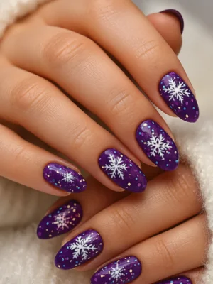 Dots & Glitter Nails