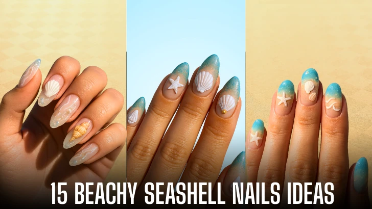 15 Beachy Seashell Nails