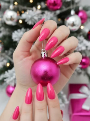 Hot Pink Nail