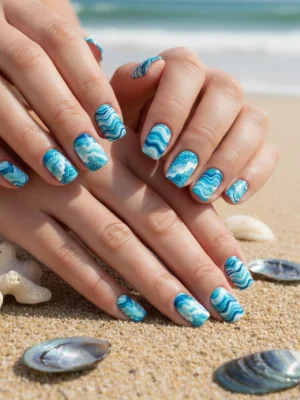 Wave Patterns Nails