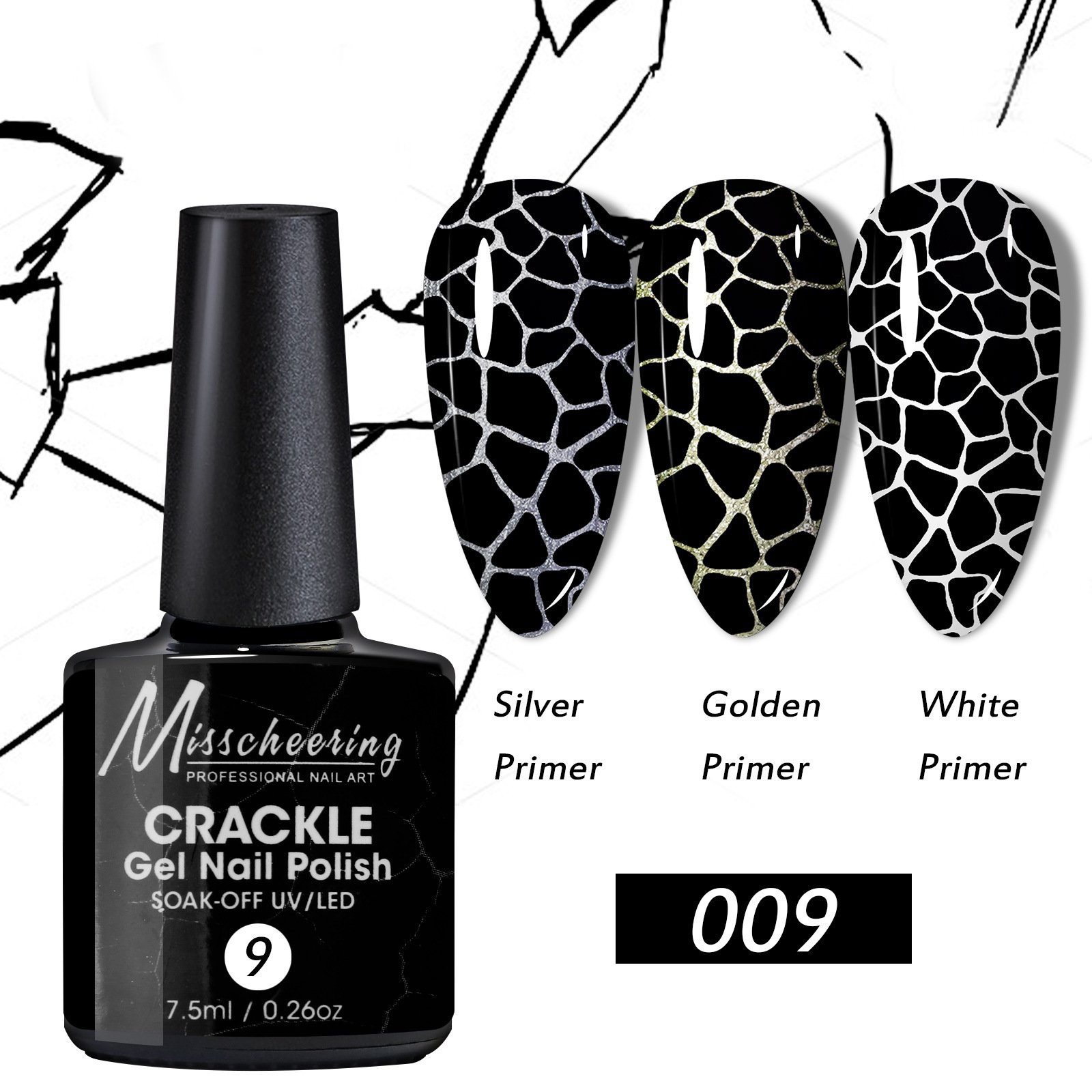 Nail Crack Glue Cracked Marble Gel Nail Polish - Image 10
