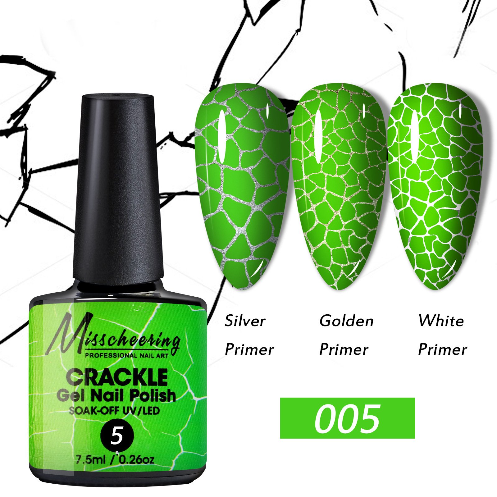 Nail Crack Glue Cracked Marble Gel Nail Polish - Image 9